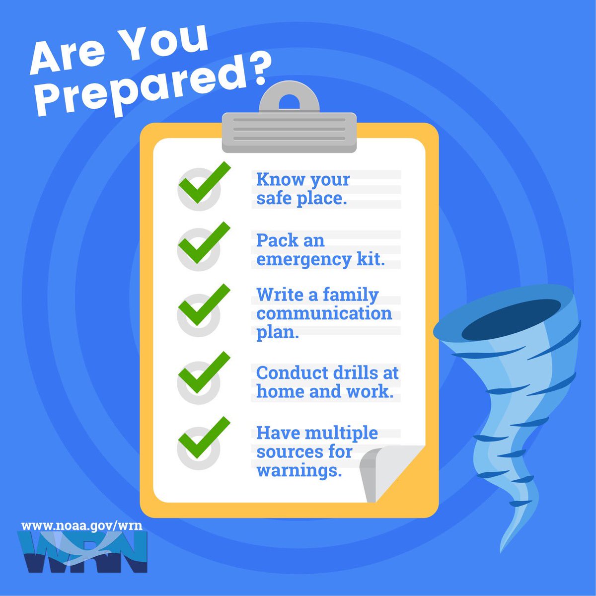 The weather is quiet for now, but Spring is in full swing. So, it's a great time to review your safety plans for severe weather! Here's a few items to get you started. #scwx #ncwx #gawx