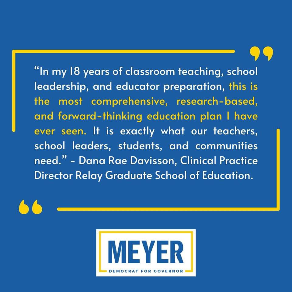 From raising teacher pay to providing universal access to Pre-K throughout the state, our plan to fix Delaware’s education system is the most ambitious education plan in Delaware history. But don’t take my word for it. Here’s what one Delaware educator had to say: