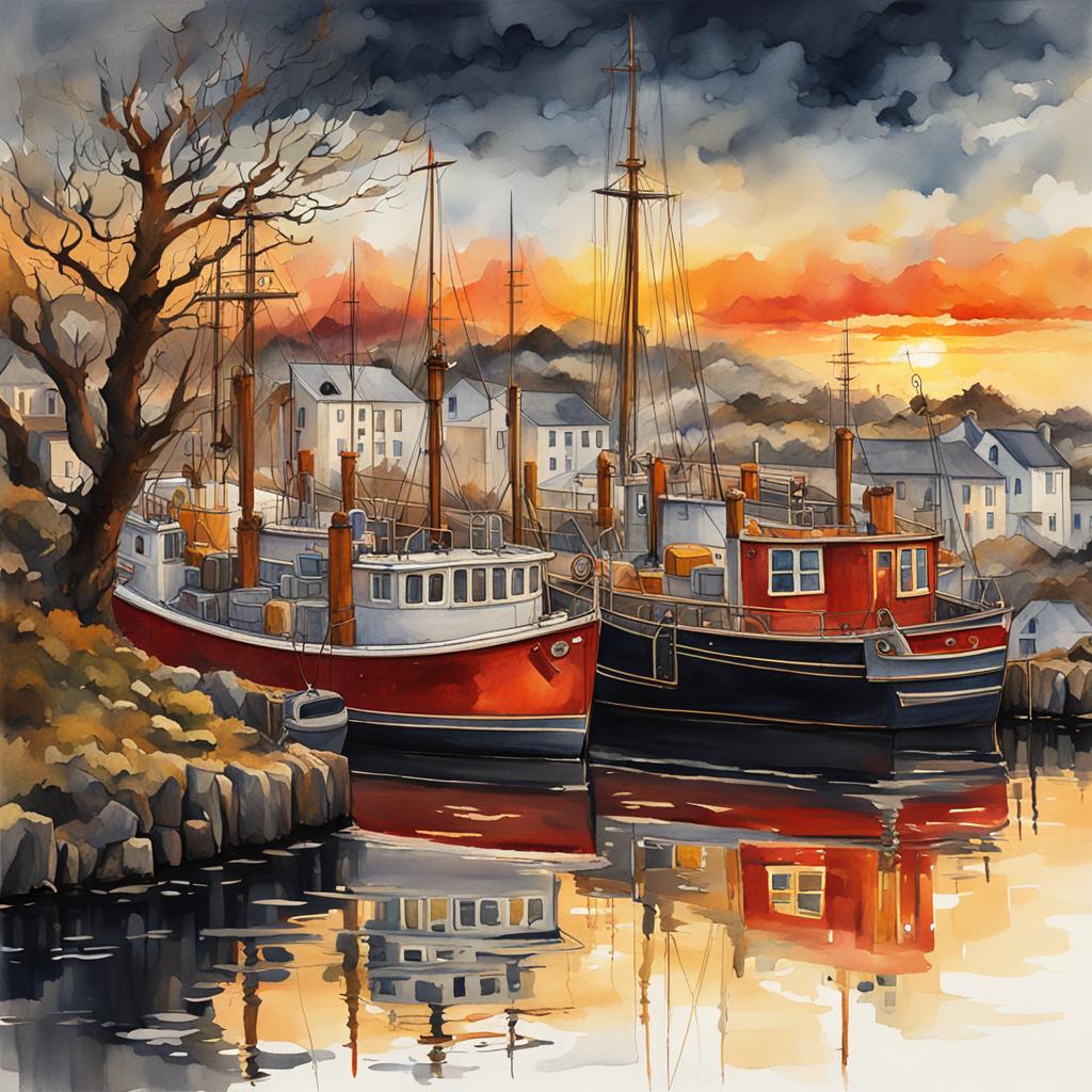 Evening,   Baltimore Co Cork #irishart #irishartist   #irishartists #irishartforsale #irishartcollectors #irishartgalleries   #irishlandscapes #irishlandscapesketch #nftdealer #nftinvestor #nftinvestors   #nftart #nftartist #nftcommunity #nftcollector #nftcollectors