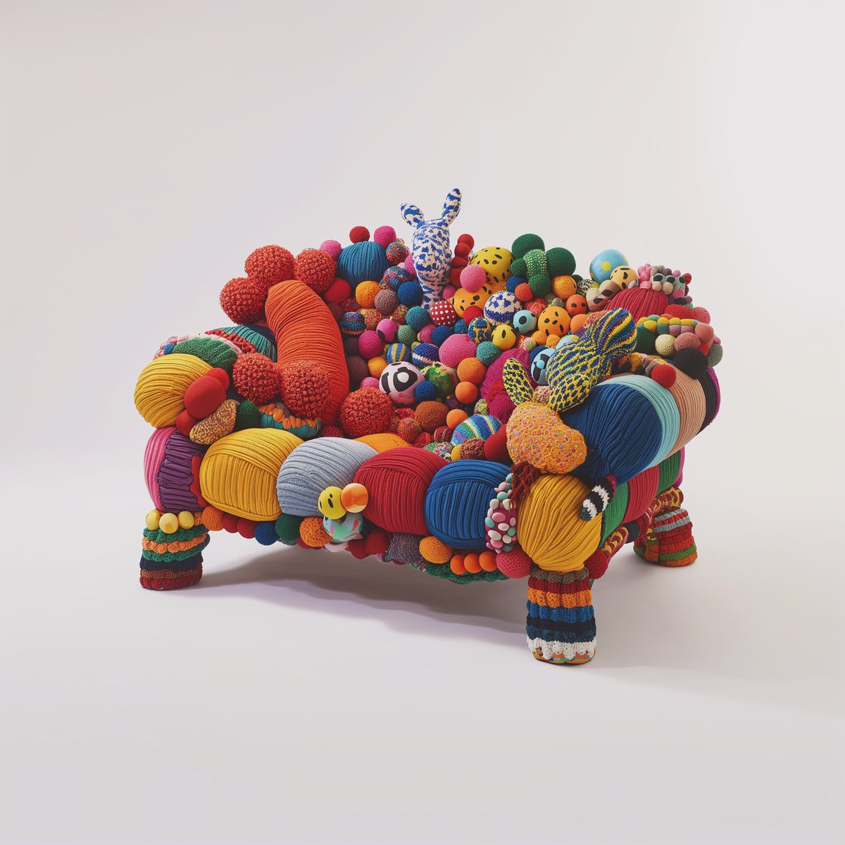 IsThatJeff's tweet image. A sofa made out of dog toys.

Generated in Midjourney v6