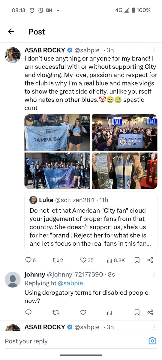 @KevinP184 hi mate, can someone look into how she's getting tickets from osc, as a PA to a disabled Season ticket holder this sort of thing needs to be nipped in the bud, it's abhorrent. I've Reported it to @ManCityHelp and @kickitout