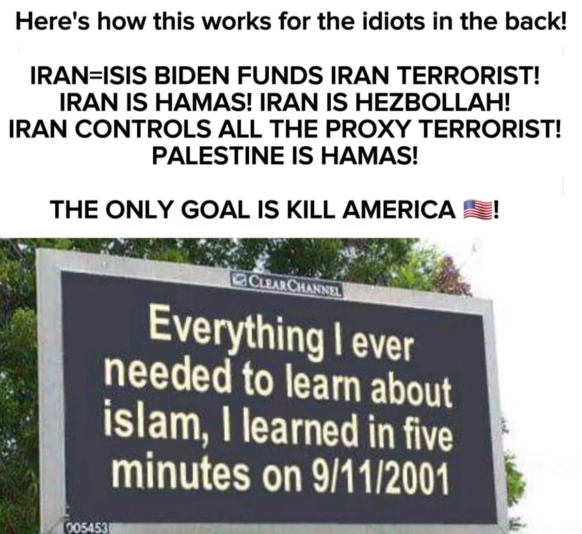 _chatterboxmama's tweet photo. 90% of them HATE AMERICA! HATE EVERYTHING AMERICAN! #IranisISIS #OBAMADIDTHIS #FJBdidTHAT #gntm #jjk258 #BidenFundedTerrorist #ColumbiaUniversity #Binance #Biden LIES! #BidensGlobalDisaster #BidensBorderBloodbath #SRHvRCB #IsrealLIVES #SaveAmerica https://t.co/PA848i0Cgt