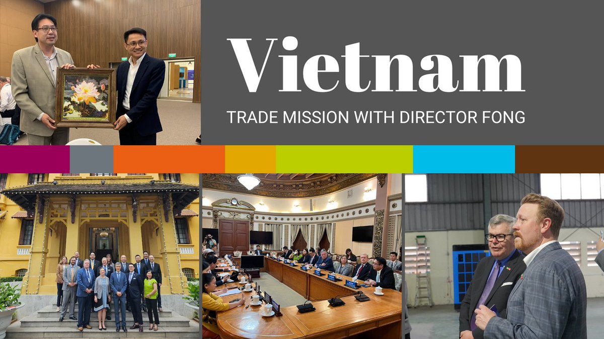 .@WAComDirector co-led a 45-person delegation during a weeklong trade mission to Vietnam earlier this month. Our team focused on strengthening collaboration between WA & Vietnam on advanced tech, renewable energy, maritime, & more. Read more: bit.ly/3UAgd1B