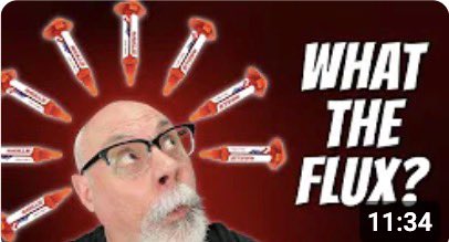 Watch as the popular vintage Mac repair educator and YouTube celebrity @BranchusCreations puts several STIRRI tacky fluxes to the test!
youtu.be/805T3wvLxVg?si…
.
.
#stirri #solderpaste #solderflux #electronics #repair #rework #soldering #tech #technology