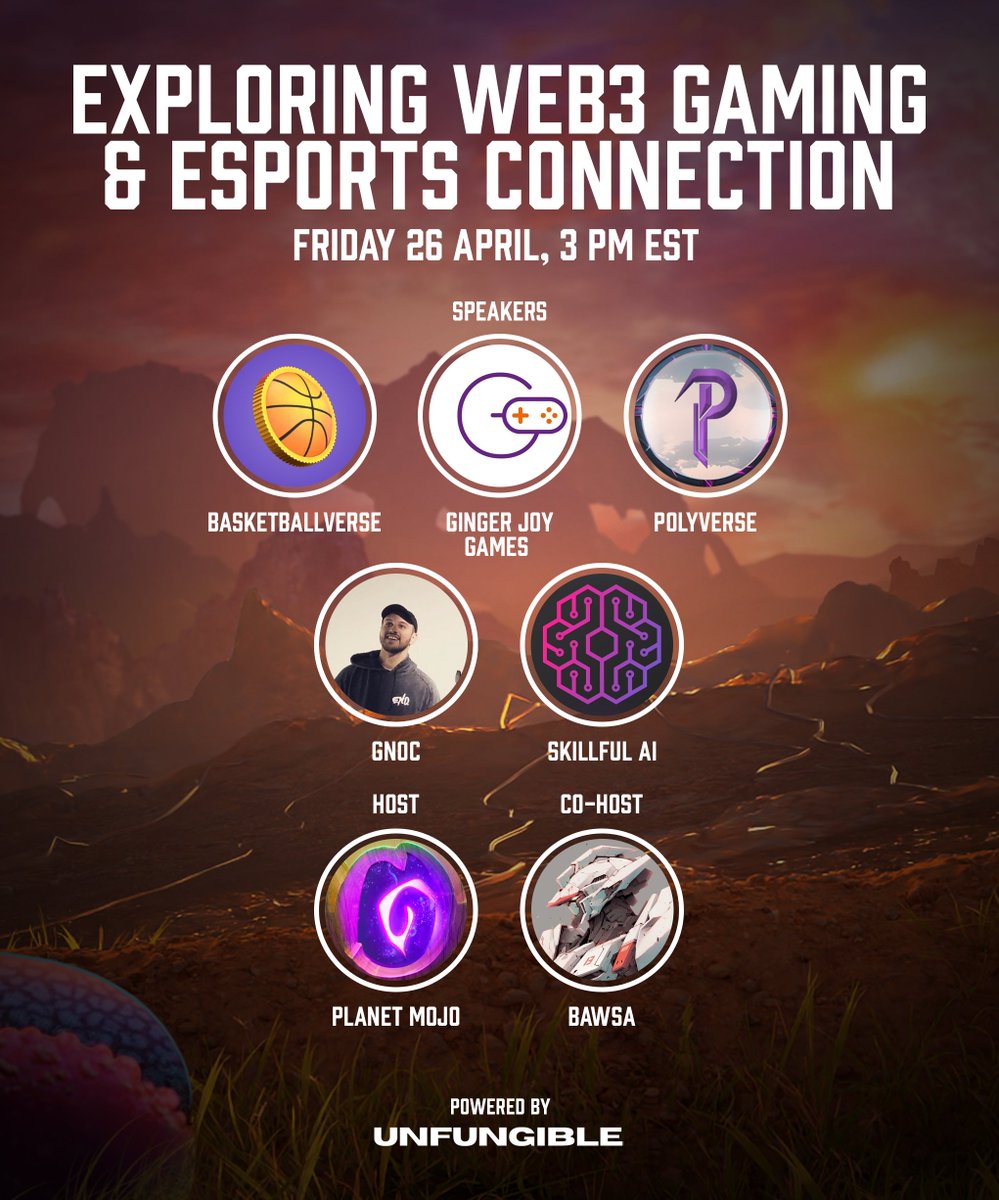 Ready to Explore Web3 Gaming & ESports Connection? 🎮 Tomorrow, we're hosting a spaces you don't want to miss as we're gearing up for a huge announcement 👀