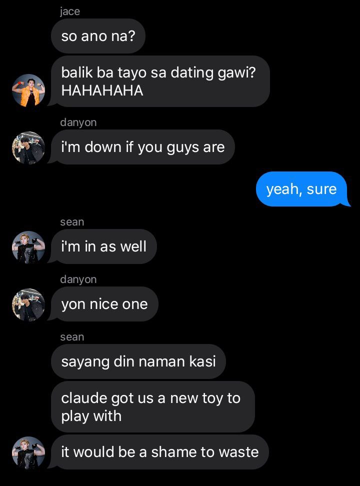 "just a game"

a #sunharem 🔞 au wherein

skyler (ksn), a sheltered only child, wanted to study in manila for college. his hesitant parents asked skyler's childhood friend to keep an eye on him.

unfortunately, him and his friends had other plans for skyler
