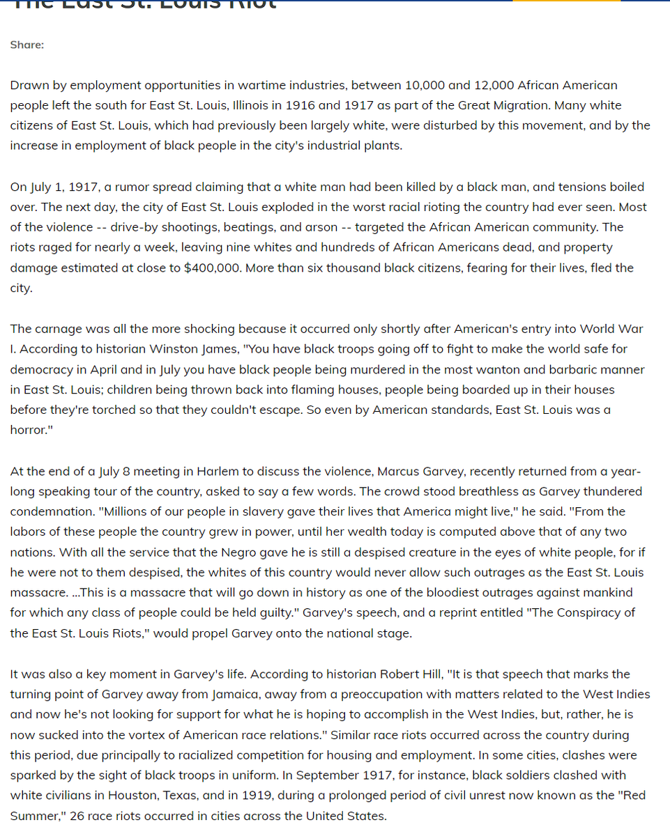 I was today Year old when I learned about this! The stuff they 'WON'T' teach in schools! #StLouis #massacre #1917 #BlackTwitter #racists #lies #ameriKKKa #ReparationsNow #Reparations2024
