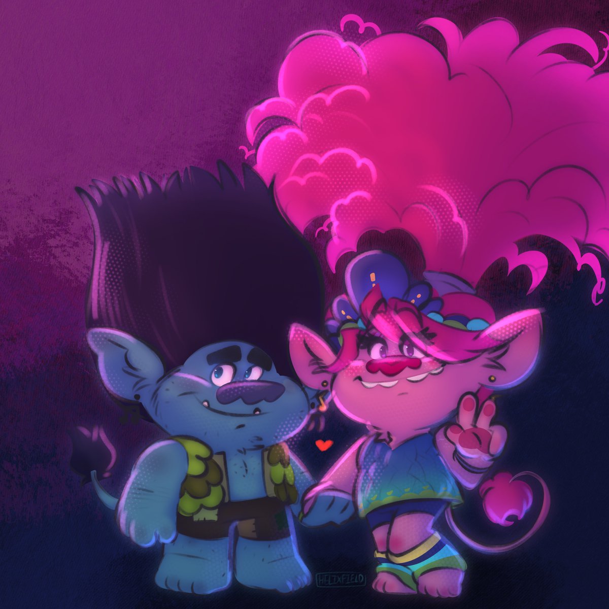 Goldenstandsout's tweet photo. I HAVENT DREW #BROPPY IN A WHILE 😭 #TROLLSTWT https://t.co/cYxK6ycYOi