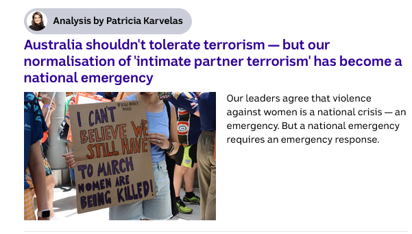 Oz shouldn't tolerate terrorism, says @PatsKarvelas . Too bad she doesn't mention that Oz not merely tolerates terrorism, it actively supports it--as long as it's the Israeli or US versions--in Gaza, now, in Iraq in 2003 when we sent our soldiers to support it.