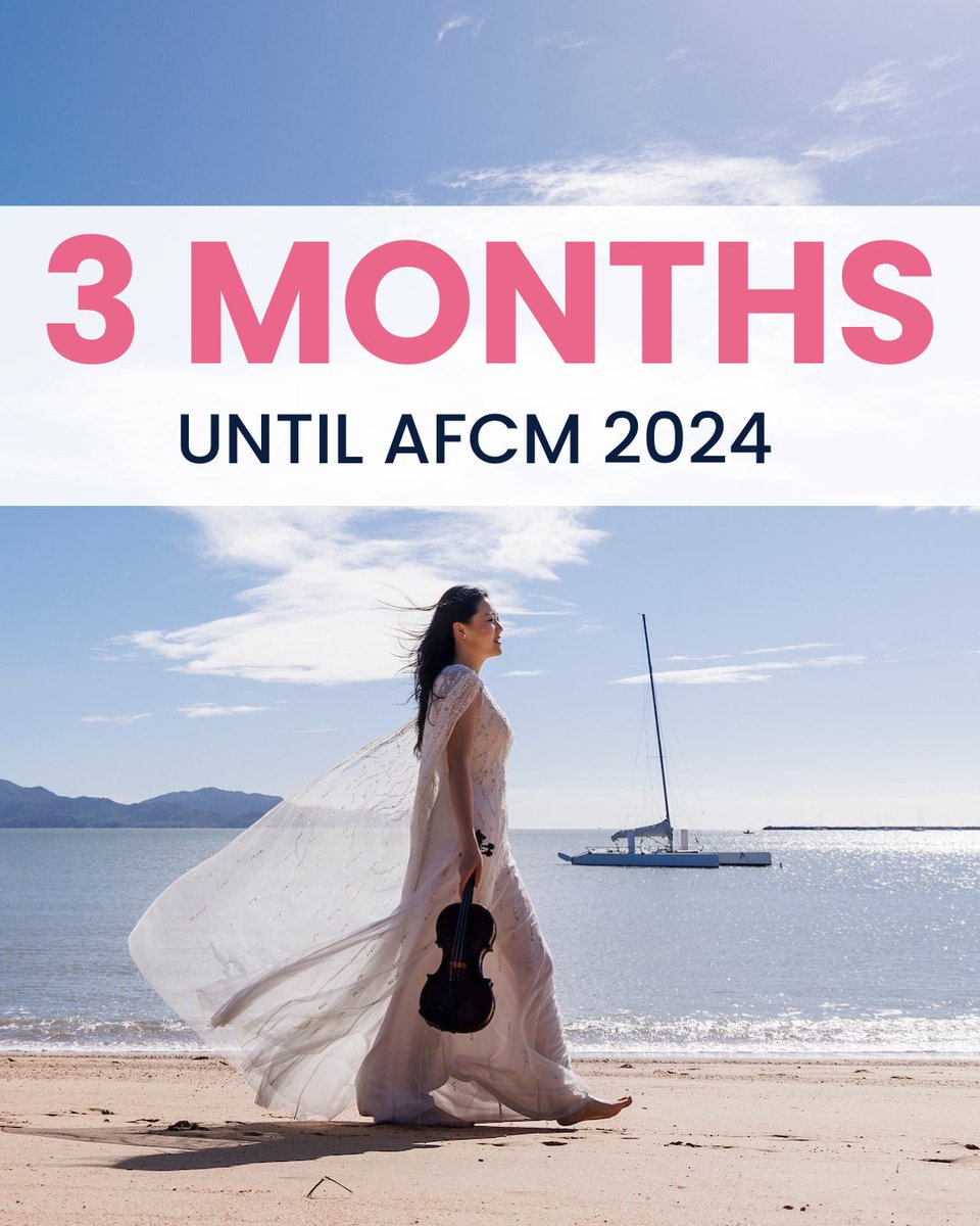 🎻 Attention music lovers! Just 3 months until the start of the spectacular 2024 Festival. Now is the time to secure your tickets and join us in the beautiful tropical setting of #Townsville-Gurambilbarra! 🎟️ afcm.com.au.

📷 Andrew Rankin
#AFCM #SoundsLikeParadise