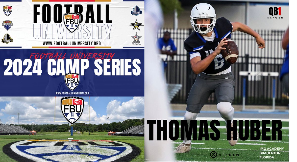 2026 QB Thomas Huber @HuberThomas_ IMG Academy @IMGAFootball @CoachKyleBrey @CoachDennisIMG (Bradenton-Florida) ready to work in Chicago @FBUcamp