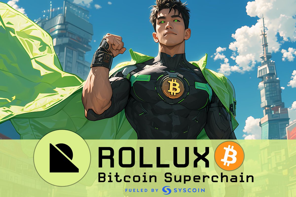 🧵 #Rollux: Bitcoin's #Superchain

Fueled by #Syscoin, Rollux is the lightning bolt that brings the best of #ETH to the Bitcoin ecosystem w/ an #OPStack rollup that outperforms the competition and alternative L2s in cost-savings, scale, and speed.