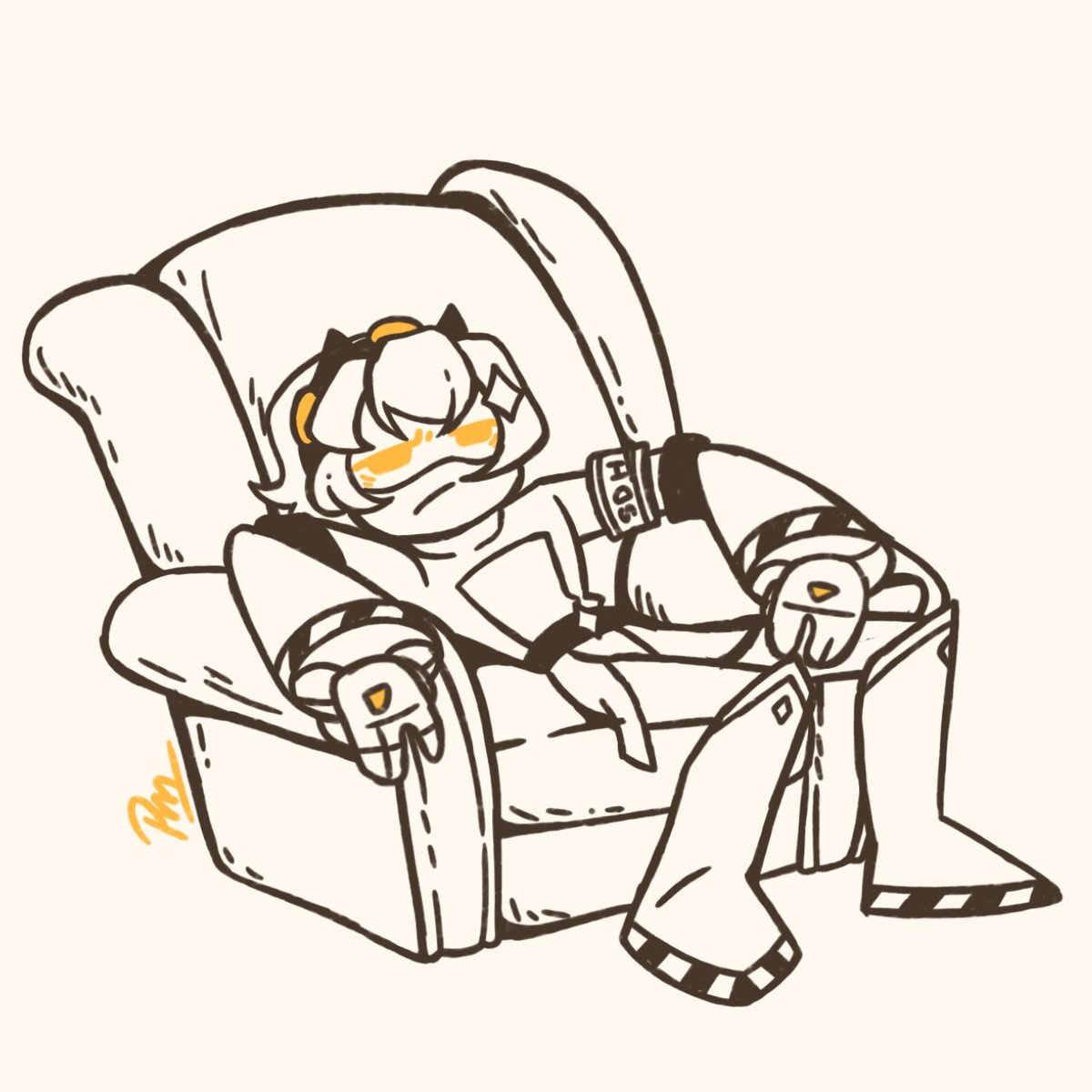 pricemangle's tweet image. Small drawing that a friend asked me for based on one of Gooseworx with her Murder Drones Oc🌱
[#Murderdrones #muderdronesoc #Oc]