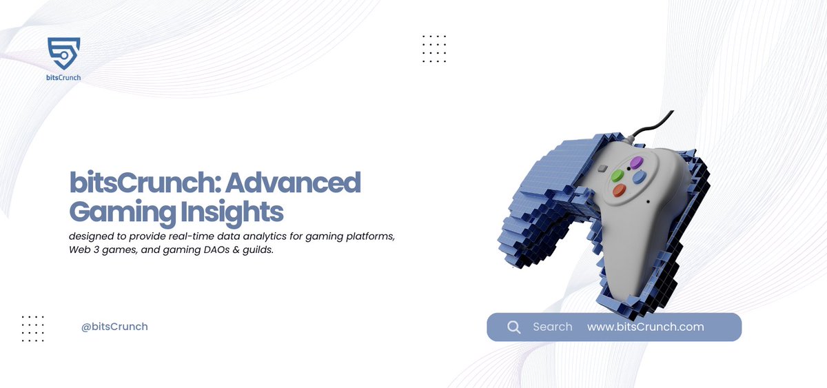 0xTammyy's tweet image. 🌟 Transform your gaming platform with #bitsCrunch&apos;s Advanced Gaming Insights API! 

Real-time analytics, player behavior insights, and in-depth economic modeling at your fingertips. 

Elevate your game today! 🎮📊 #GamingAnalytics #Web3 #PlayerData