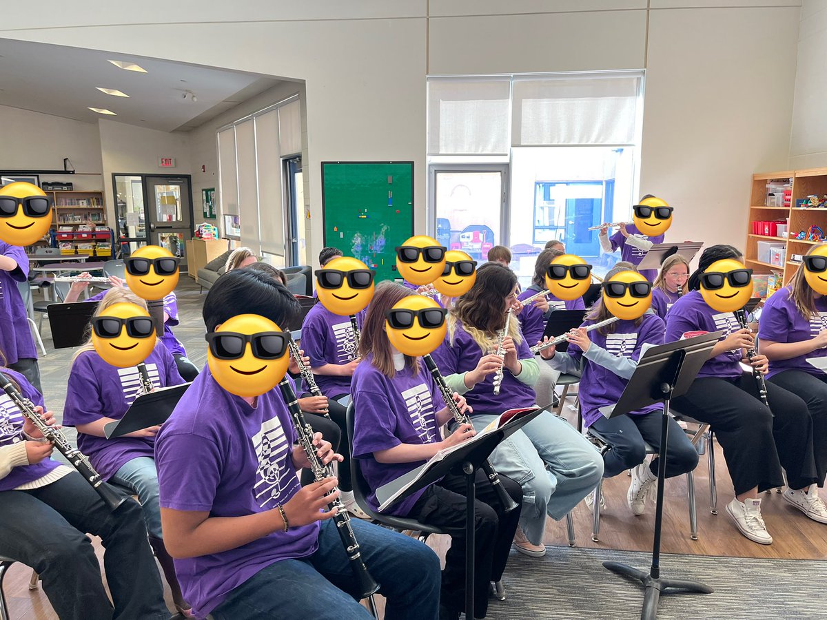 Some members of our band playing for our UGDSB Director of Education, Mr. Sovran and Superintendent Mrs. Heaslip! They played beautifully and we are so proud of their progress! #MargaretProud  #Justkeepplaying 🎺❤️🎼