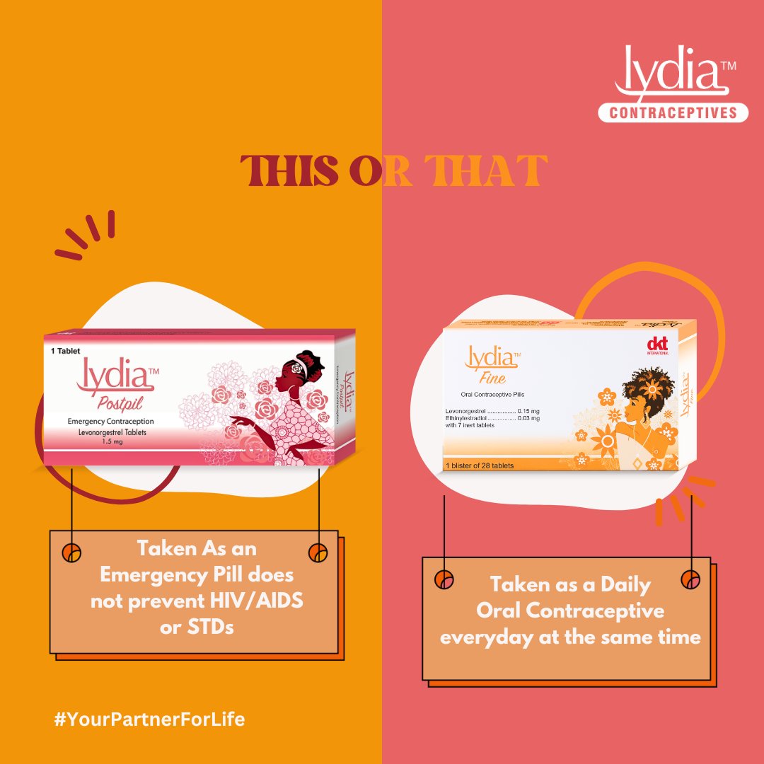 Lydia Contraceptives EA tweet media