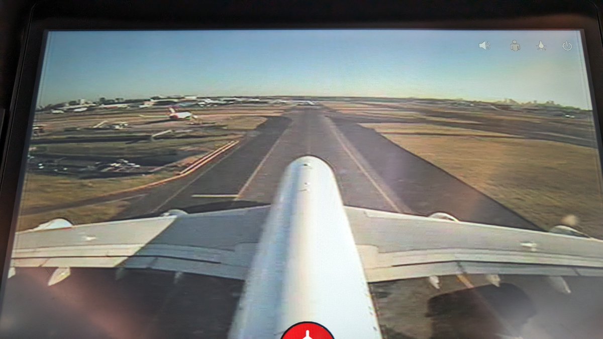Driving over the M5 in an A380 (Sydney airport obvs twitter is just being silly)