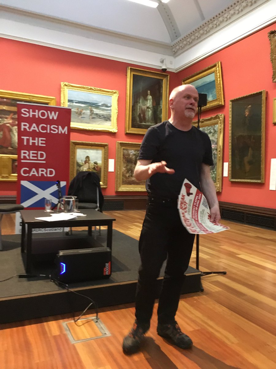 Speak Oot!!!  Revolutionary Spirit:  Music, Football, Politics.  AWESOME!!!!  Thank you, Dundee!!!  We love you, Mr Simpson!!!  ❤️❤️❤️❤️❤️  #ShowRacismTheRedCard