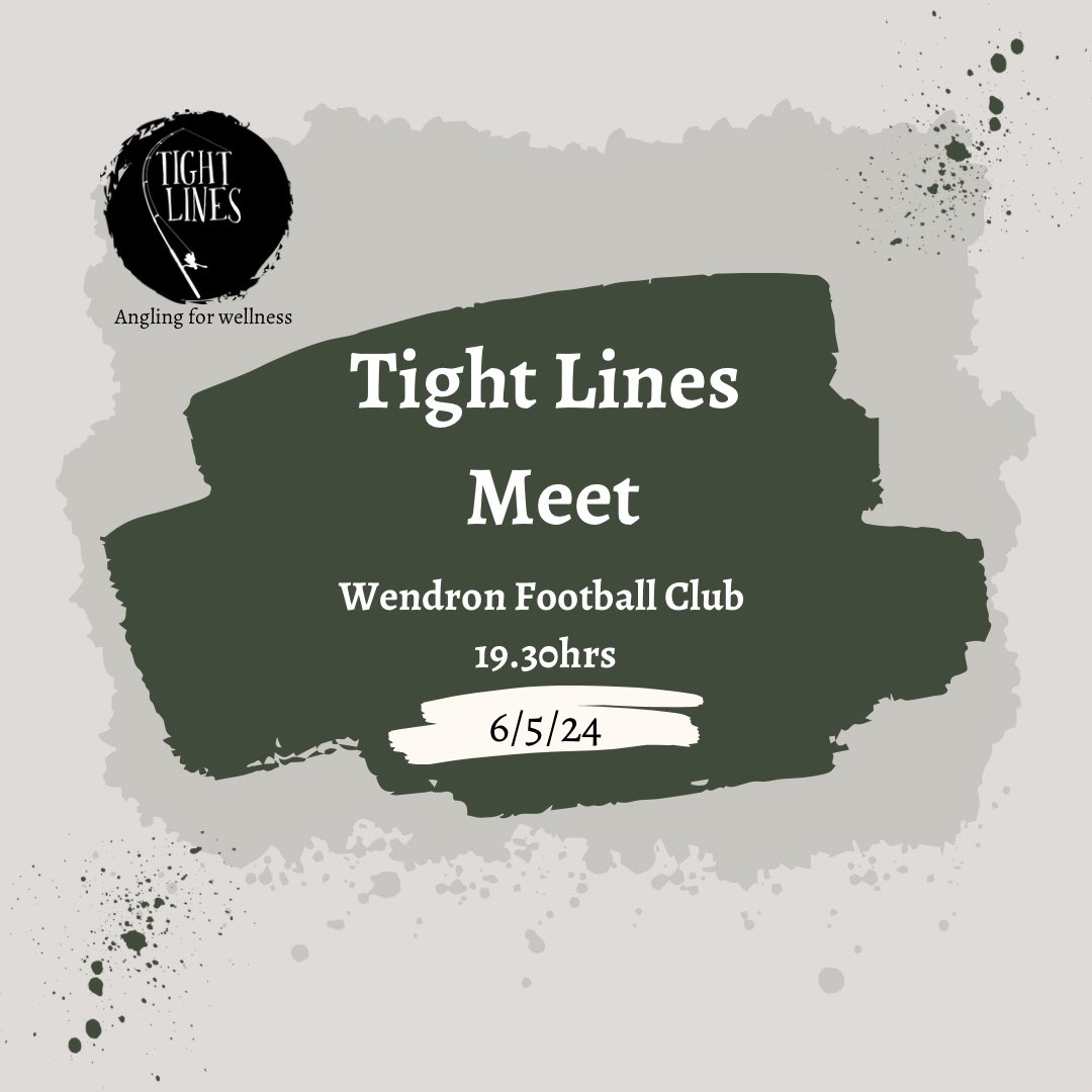 📅⏰📍 Wendron FC, 19:30, Monday 6th May. 🎣 Guest speaker Caleb Dunn shares his Cornish fishing journey &amp; tips on catching cod! Free event. Discover wellness through angling.
#cornwall #fishing #mentalhealth #welness #F4F