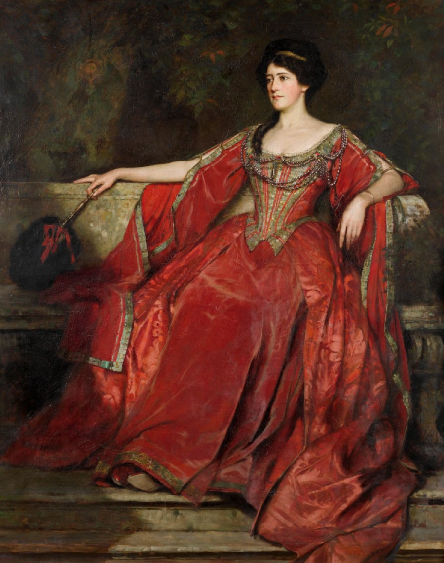 William Logsdail (1859-1944) #English #artist #genre #painter #portrait #painting #Lady #realism