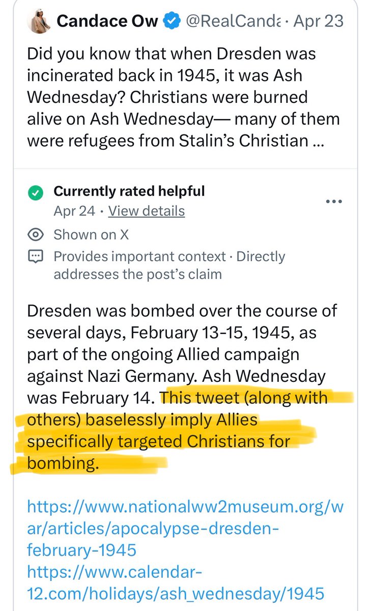 How do I know Candace's post below is Russian propaganda?

...because the Serbs claim that the bombings of Belgrade, Serbia, from Germany, and the Tripartite Pact alliance in 1941, from the U.S. & UK in 1944, and from NATO  in 1999 were all done on Easter, emphasizing war against…