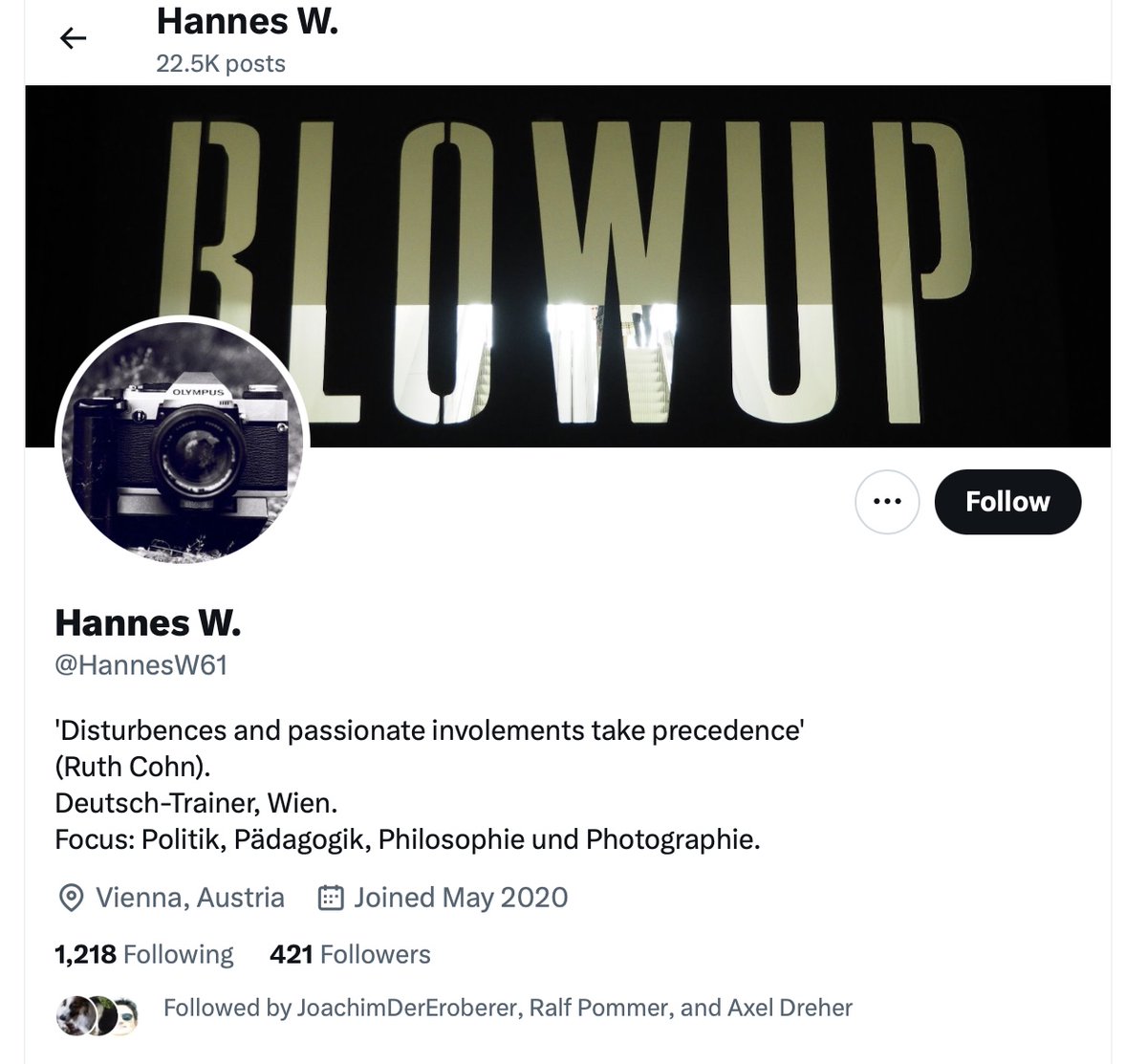 @HannesW61 @DKommorowski Süss, diese anonymen Hasbara Trolls

Focus: Politik, Pädagogik, Philosophie und Photographie.
🤣🤣🤣🤣🤣🤣
