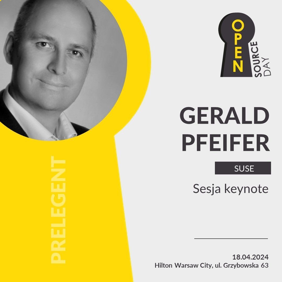 Zobacz keynote Geralda Pfeifer, CTO @SUSE, z konferencji #OpenSourceDay w Warszawie. Gerald omawia rosnącą rolę konteneryzacji, #Kubernetes i aplikacji #cloudnative, które komplikują nam środowisko IT, ale oferują bardzo istotne nowe możliwości.
👉 okt.to/9iwRoV