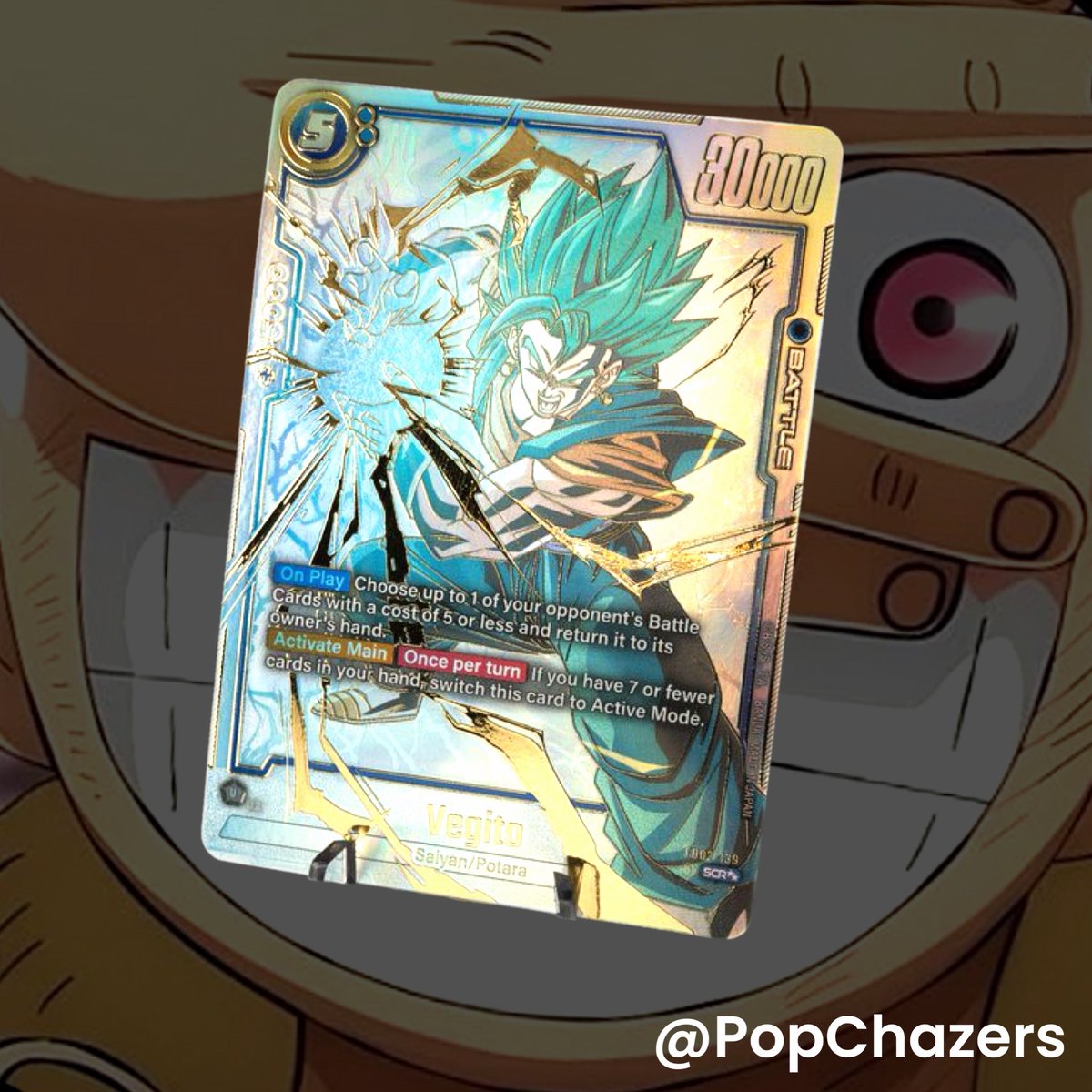 VEGITOOO FB-02 OFFFICALLY GOD RARE!!! LETS GOOOO 🤩🤩🤩🤯🤯🤯

⭐️ Official Release: May 10, 2024

#dbscardgame #dragonballsuper #dbsfw