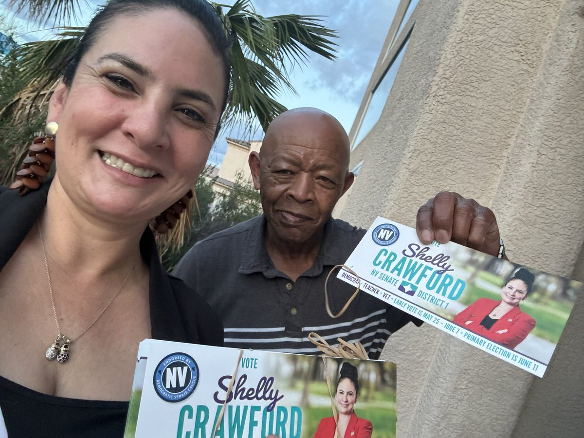 It was a small world door knocking tonight! 

I ran into my IEP interpreter who didn’t want to take a picture because her hair wasn’t done. 🤪

I ran into Jimmie who was a custodian for 45 years mostly at Jim Bridger MS! 

❤️🗳️❤️