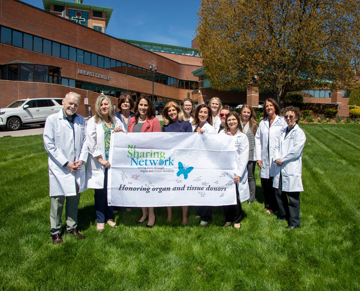 Every 9 minutes, an adult is added to the national organ transplant waiting list. That’s why we’re committed to raising awareness for organ and tissue donation with our partners at <a href="/NJSharing/">NJ Sharing Network</a> Network. This week, we proudly held a flag raising ceremony to show our support.