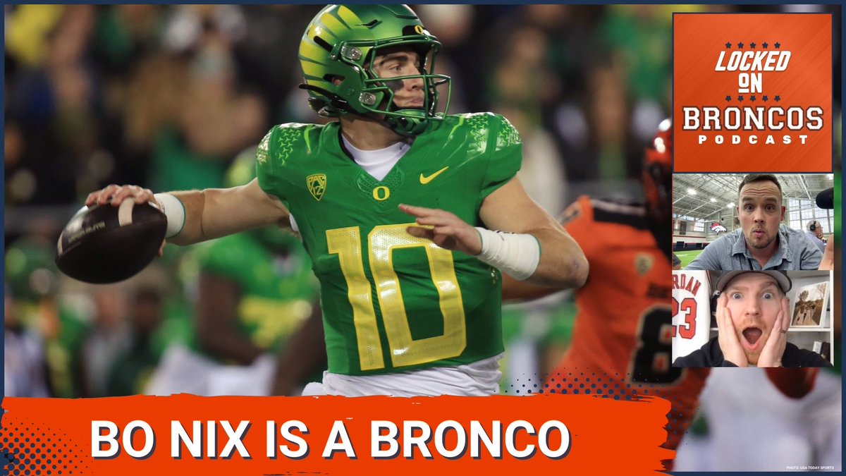 NEW LOCKED ON BRONCOS IS LIVE! #Broncos believe Bo Nix is their next franchise QB. We react, plus #BroncosCountry gets to hear from him from our conference call just moments after he was drafted. youtu.be/bzehL_-w8UY