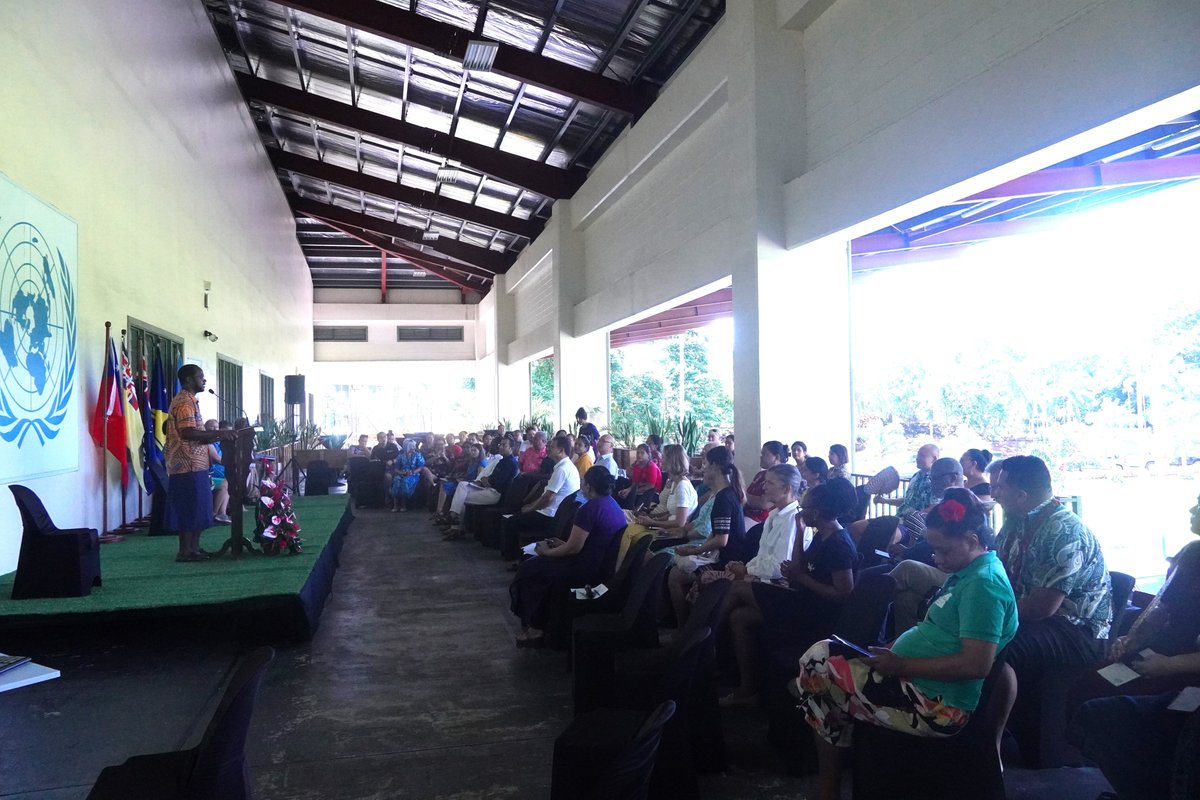 @UN_Samoa hosted its first Townhall meeting today. RC @thembakalua led the talanoa on global, regional priorities & operational insights. Special sessions on safety&security & fostering teamwork. Thanking the HoA & staff for their positive commitment towards collective impact!