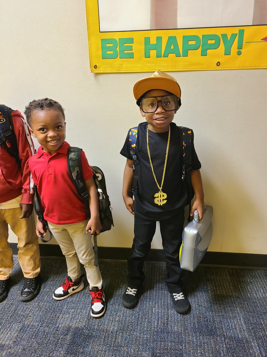 MsLDMac's tweet photo. My grandson enjoyed our Rees 40th Celebration today! I think he thought he was the coolest kid at school today. Lol ๐ #BackToThe80s #Rees40th https://t.co/PMhgU7dlSp