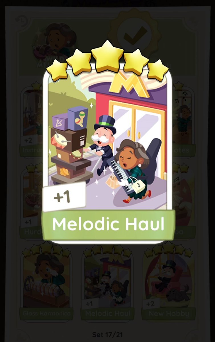 bbamwwham's tweet photo. trading 1:1

want:
bucket drums
groove on
smash hit
happy stroll
monopoly tunes https://t.co/yze9HQVwUX