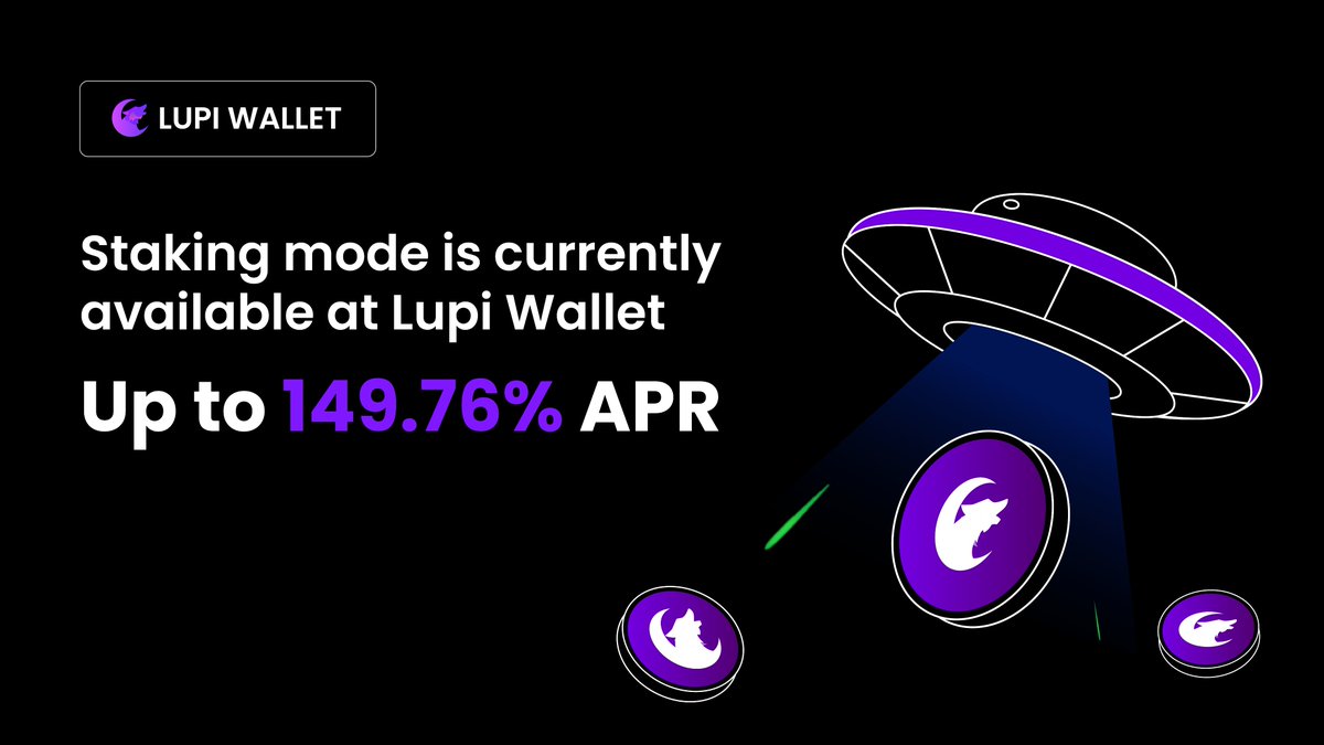 🚀 Staking Mode Now Available at Lupi Wallet 🚀 🔥 We are launching Staking Mode during this #Presale period. Users can use LTU Token to increase profits received in BNB and LTU right now. As a thank you and encouragement to the Lupi Wallet community, we will increase the…
