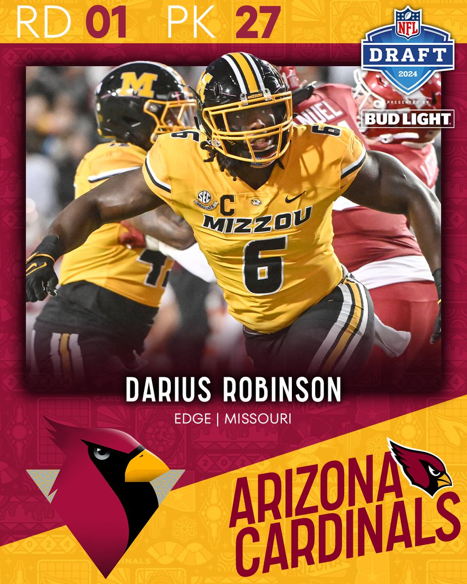 Mizzou to AZ! Darius Robinson, you are a Cardinal! 👏