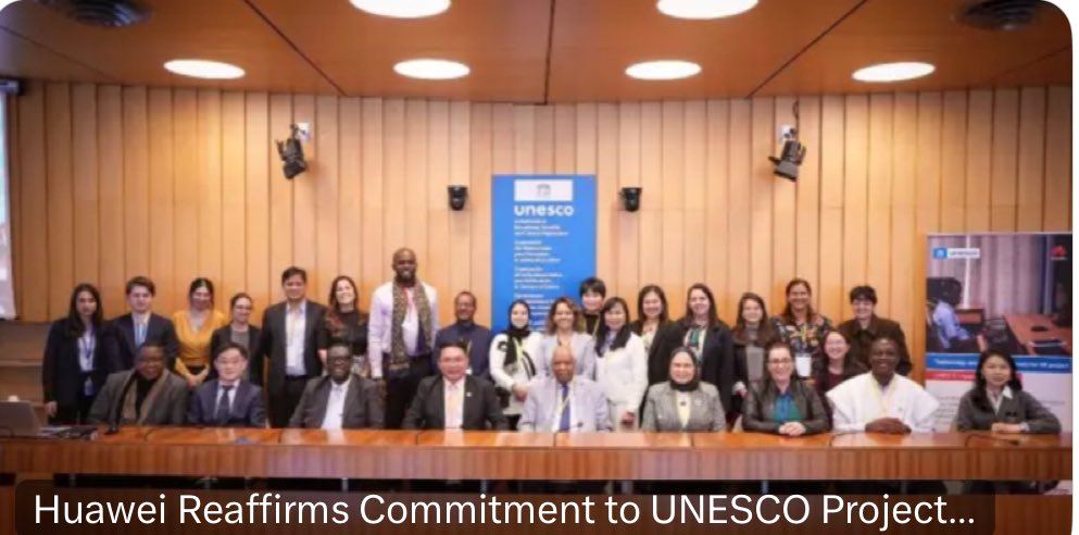 #China’s #Huawei’s commitment to @UNESCO-Huawei technology-enabled #OpenSchools project—A reflection of its country’s morality & civility—After piloting in Egypt, Ethiopia & Ghana since 2020, a second phase launched in Brazil, Egypt & Thailand in 2024. #TECH4ALL Apple? Samsung?