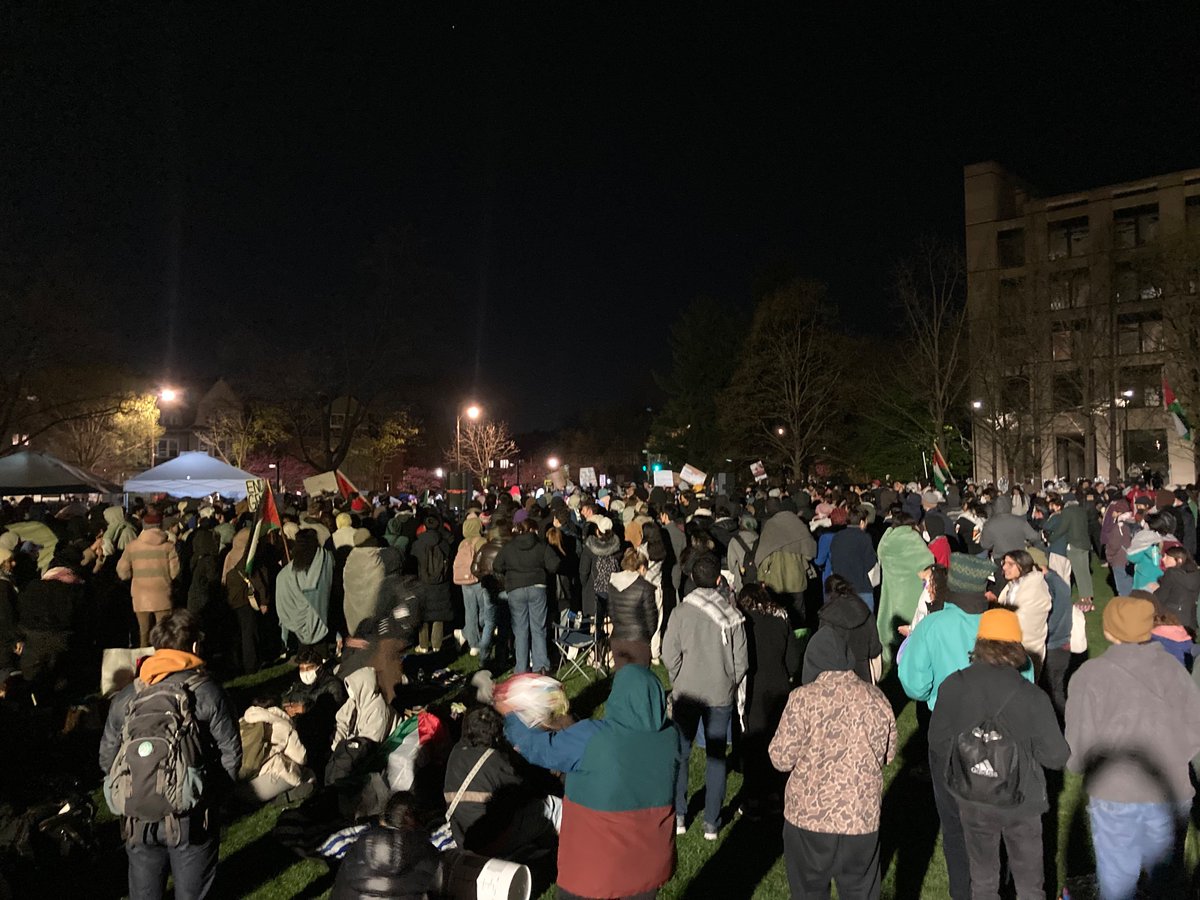 Mitchell Morgan Johnson (@mitchell_johnso) on Twitter photo .<a href="/nytimes/">The New York Times</a> might wanna check back in on the Northwestern encampment .<a href="/nytimes/">The New York Times</a> might wanna check back in on the Northwestern encampment