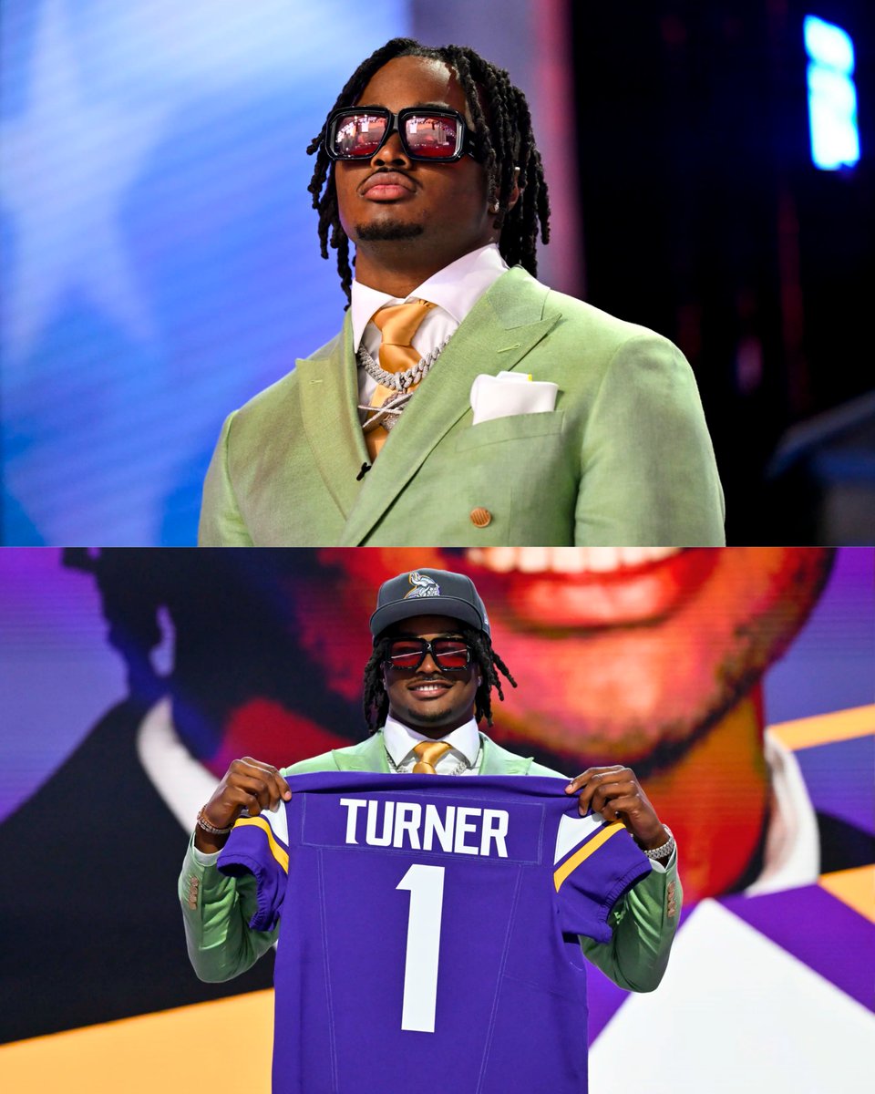 EDGE Dallas Turner is going to be such a GAME CHANGER for the #Vikings. What a steal at pick 17 😤😈