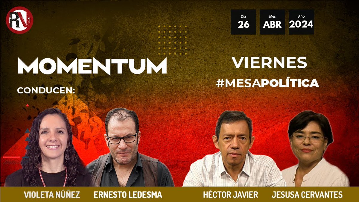 MOMENTUM 26 / ABRIL / 2024 dlvr.it/T61ySg vía @RompevientoTV