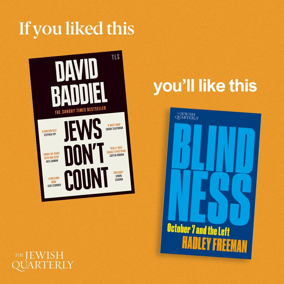 @HadleyFreeman delves into themes from @Baddiel 's breakthrough book, 'Jews Don’t Count', in our upcoming issue, 'Blindness: October 7 and the Left'. Go deeper with JQ256. COMING SOON 2nd May, 2024 Subscribe & Save: jewishquarterly.com/subscribe #JewishQuarterly #JQ256 #Blindess…