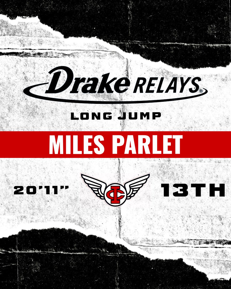 Miles Parlet places 13th in the long jump at Drake‼️ #TSTL x #iahstrk