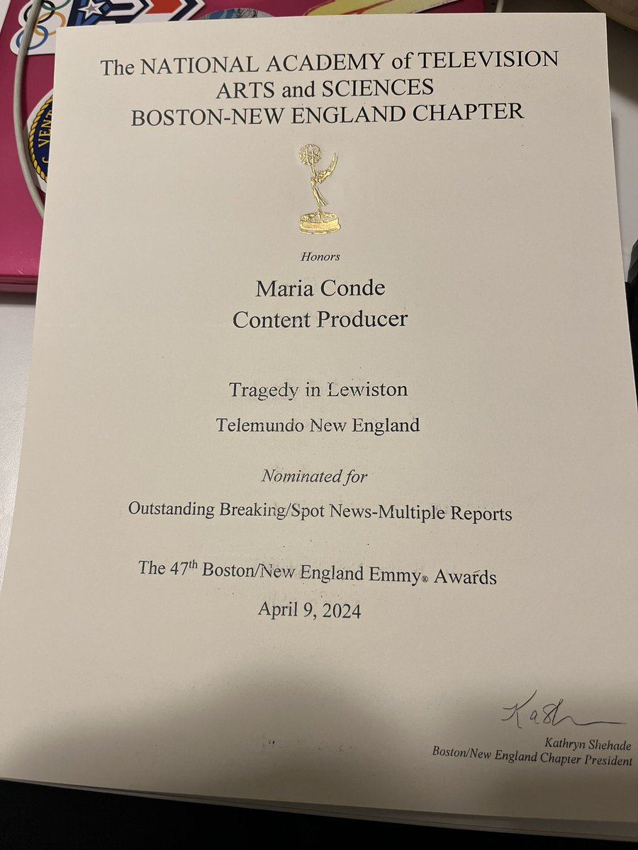 MTCFuster's tweet image. Primera vez que soy nominada a los premios #Emmys. 🏅 

First time being nominated for an Emmy award.

🙌🙌 #EmmyAwards #neemmy #News
