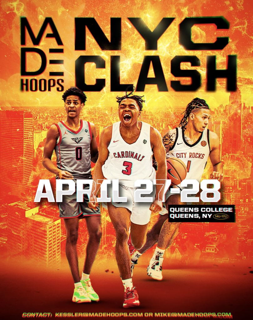 My schedule this weekend at MADE HOOPS NYC CLASH