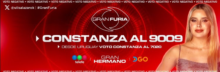 VAMOOO YYYY ARRANCOOO !!!! LA GUERRA GENTE 💥👏🏻🔥🔥🔥🔥

CONSTANZA 9009
VOTO CONSTANZA 7020

CONSTANZA 9009
VOTO CONSTANZA 7020
#granfuria