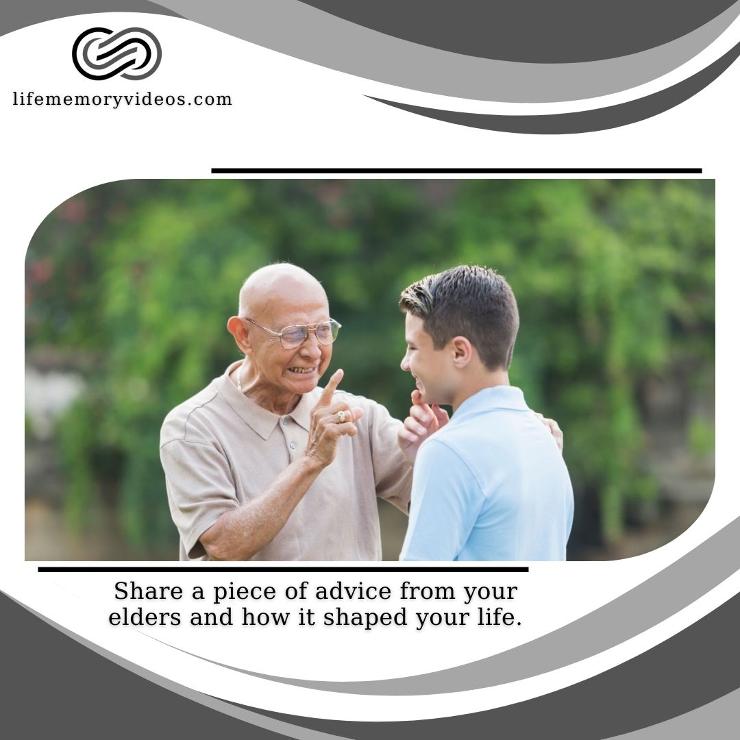 Share a piece of advice from your elders and how it shaped your life. 🧠 #EldersKnowBest #advice #familylove