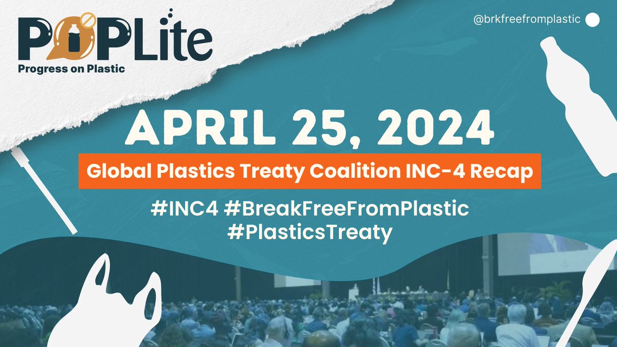 The third day of #INC4 negotiations for a #PlasticsTreaty is continuing late into the evening. Here are #BreakFreeFromPlastic highs ✅ lows ❌as well as the key stories from today 🧵 @UNEP