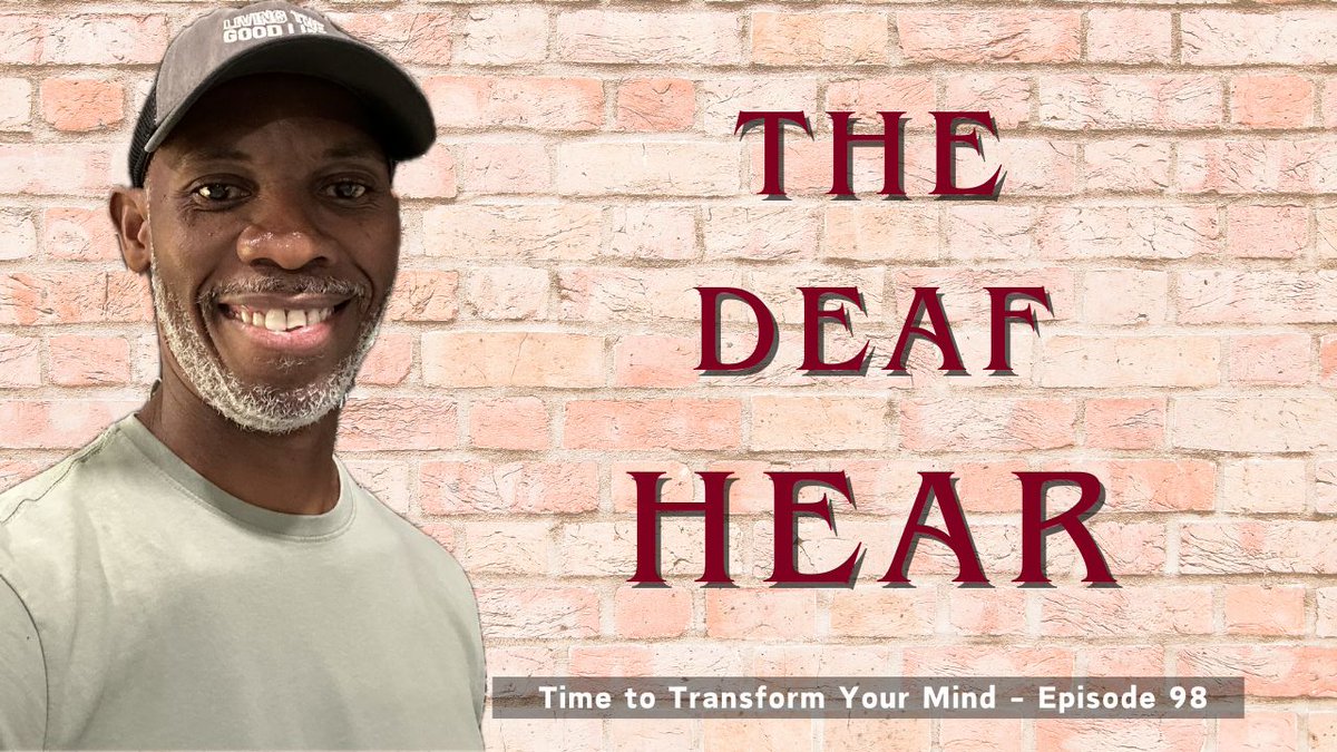 Pierre_Laguerre's tweet image. In today’s episode #98 of our 100-Day Challenge, the topic is “The Deaf Man Healed.”
 
Watch Now at timetotransformyourmind.com/ep98
 
#DailyMotivator #Transformation #SpiritualMentor #100DayChallenge #Episode98 #Healing #Deaf #Mute #Supernatural #Faith #Discipleship #Kingdom