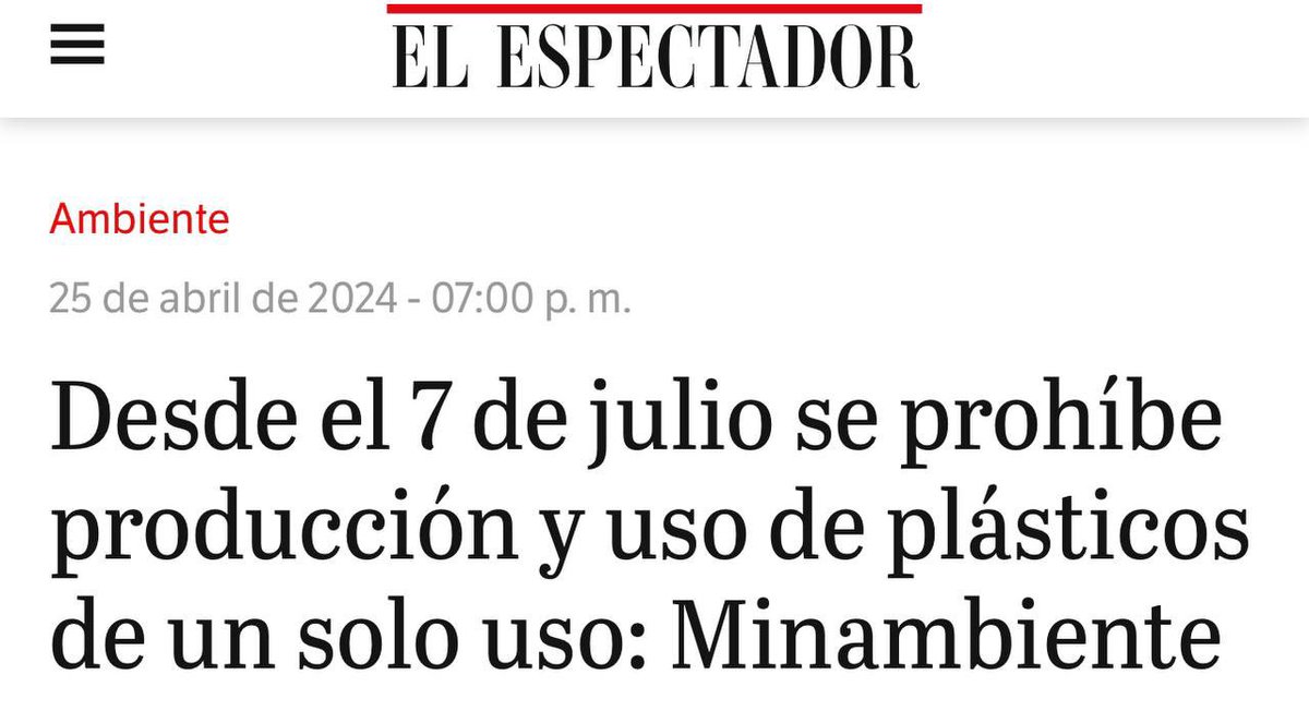 Qué grato que hoy Colombia avance hacia la prohibición de la producción y utilización de plásticos de un solo uso. Hace más de 5 años en la Gobernación de Nariño dimos un paso similar en defensa del ambiente y la vida. Un logro que suma al cuidado del país y el planeta.