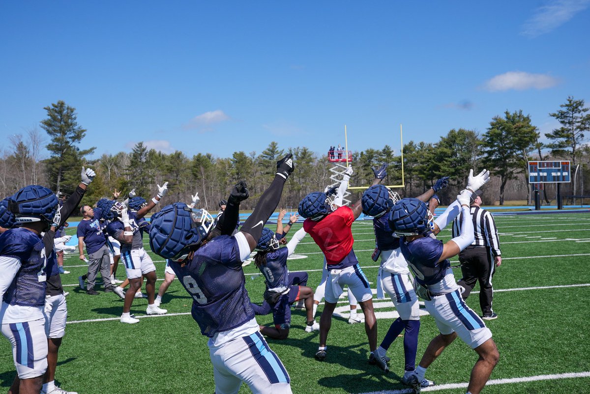 Truly Blessed For A Healthy &amp; Successful Spring Ball! Thank You To The Man Above🙏🏽. More Work To be Done… I Can’t Wait To Get Back At It With My Brothers! <a href="/BlackBearsFB/">Maine Football</a>